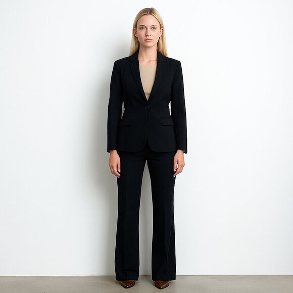 Chico's Pants - 2/$30 Chico's Straight Leg Slack Pants Black 4 #BAG5